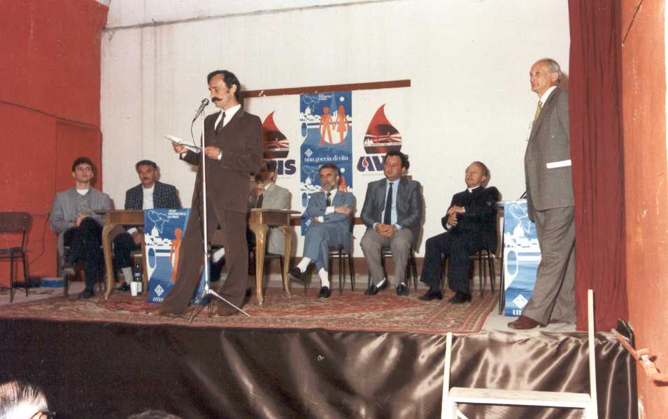 Cava Manara 1983 - Festa del Donatore - Discorso del Coordinatore del gruppo Cava-Sommo