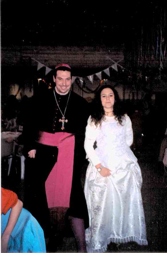 Carnevale a Cava Manara - Mons. e la Dama